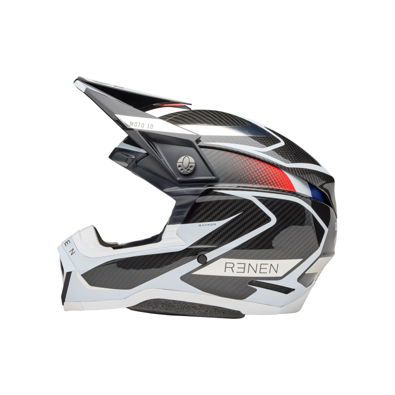 Helm Bell Moto 10 Spherical 2025 Renen Raycon Glanz/Matt|Schwarz/Weiß
