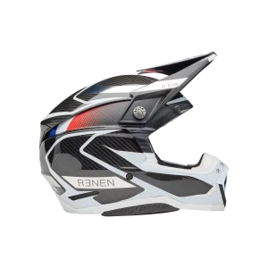 Casco Bell Moto 10 Spherical 2025 Renen Raycon Gloss/Matte|Nero/Bianco