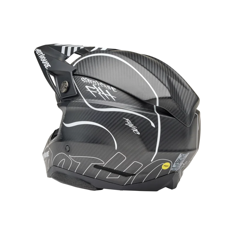 Helmet Bell Moto10 Spherical 2025 Fasthouse Raven Matte Black/White