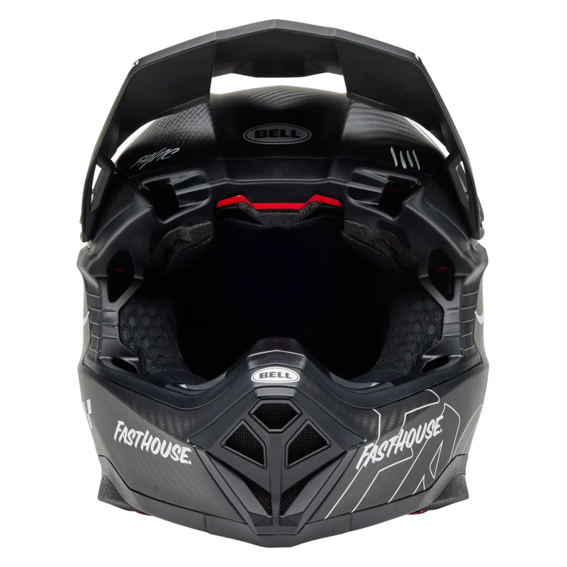 Helmet Bell Moto10 Spherical 2025 Fasthouse Raven Matte Black/White