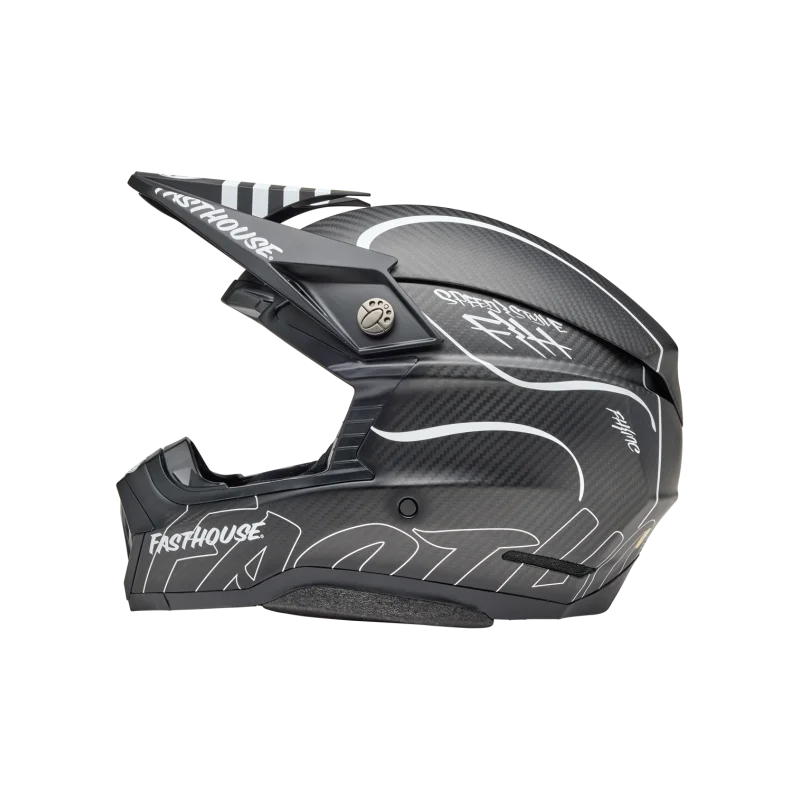 Casco Bell Moto10 Spherical Fasthouse Raven Opaco Nero/Bianco