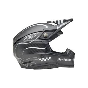 Helmet Bell Moto10 Spherical 2025 Fasthouse Raven Matte Black/White