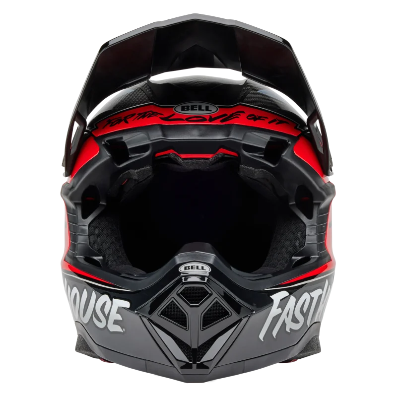 Helm BELL Moto-10 Spherical Fasthouse DITD 25 Grau/Rot