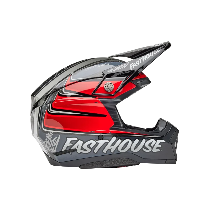 Casco BELL Moto-10 Spherical Fasthouse DITD 25 Grigio/Rosso