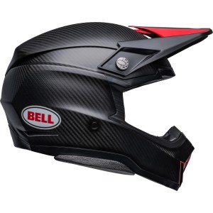 Casco BELL Moto-10 Spherical Carbon Lucido satinato Nero/Rosso