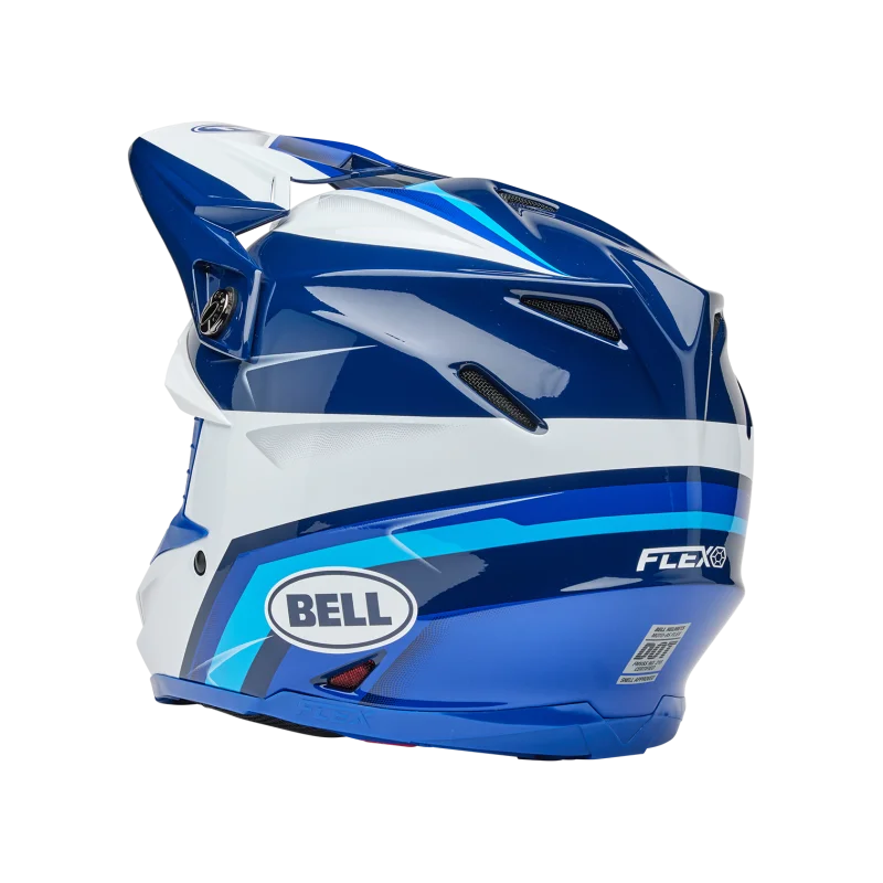 Casque BELL Moto-9S FLEX MERCHANT bleu