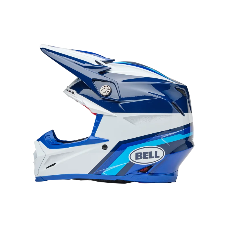 Casque BELL Moto-9S FLEX MERCHANT bleu