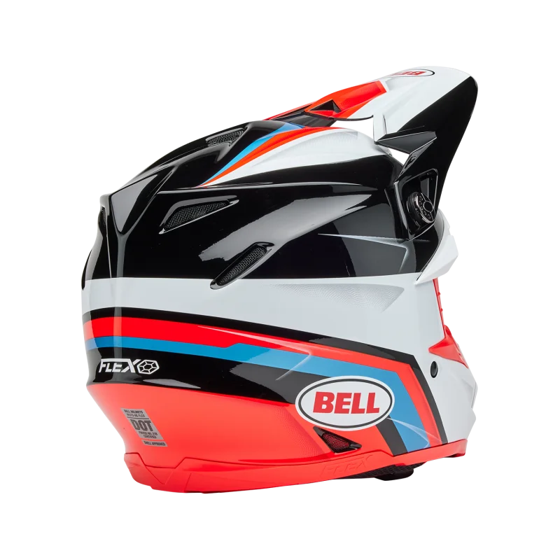 Helm BELL Moto-9S FLEX MERCHANT Rot/Schwarz