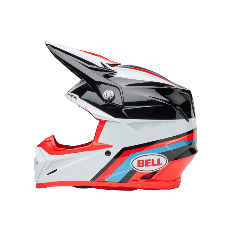 Helm BELL Moto-9S FLEX MERCHANT Rot/Schwarz