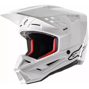 Helm Alpinestars SM5 Solid White
