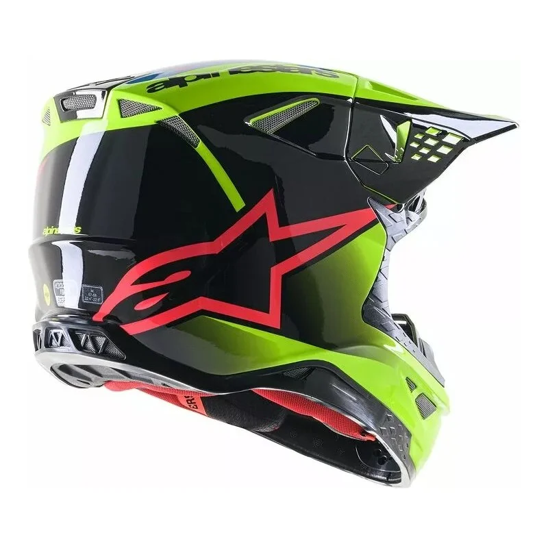 Helm Alpinestars SM10 Unit Yellow Black