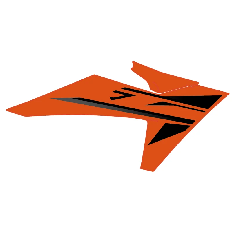 KTM SX SXF 2023- EXC 2024- original replica 25 EXC radiator shrouds graphics