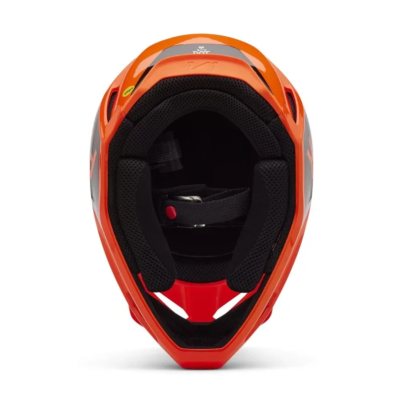 Casco FOX V1 Lean 2025 | Arancio Fluo
