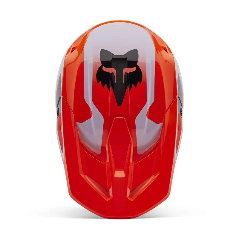 FOX Helm V1 Lean Orange Fluo