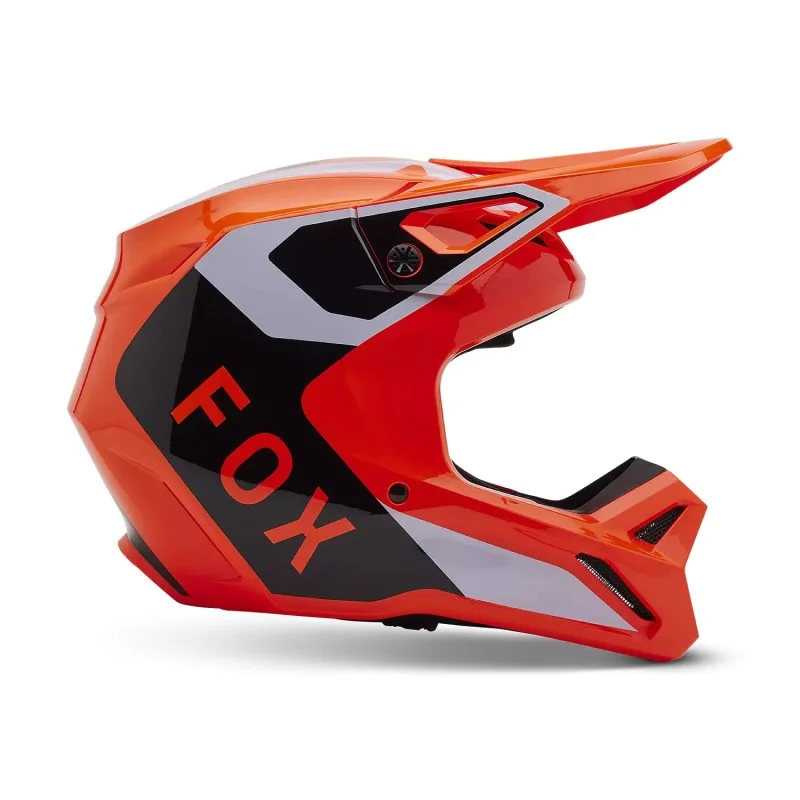 Casque FOX Casque V1 Lean Orange Fluo