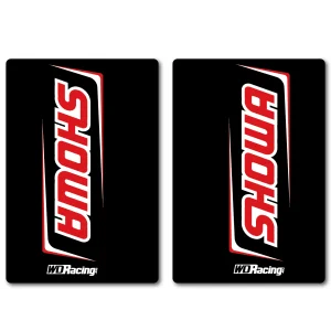 Adesivi copri foderi forcella Showa WC Neri