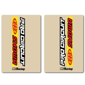 Up für Fork Decal Showa Procircuit