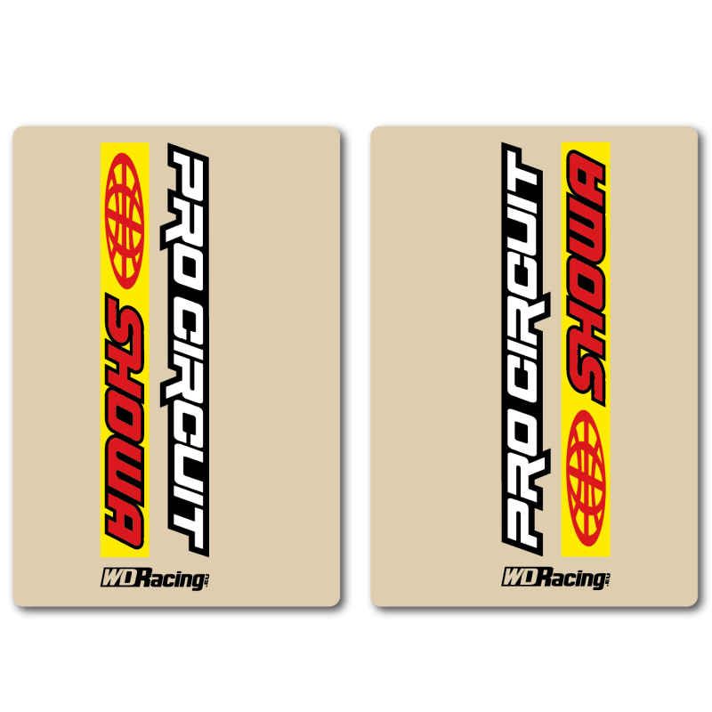 Up für Fork Decal Showa Procircuit