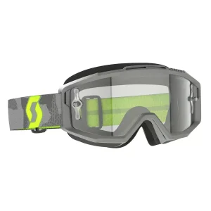 Maschera Scott Split OTG Grigia Giallo Fluo