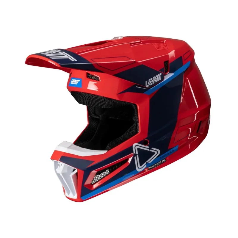 Kit Helmet Moto 3.5 Jr royal + 2.5 goggle