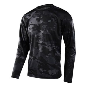 Jersey Troy Lee Design Flowline Ls Covert black