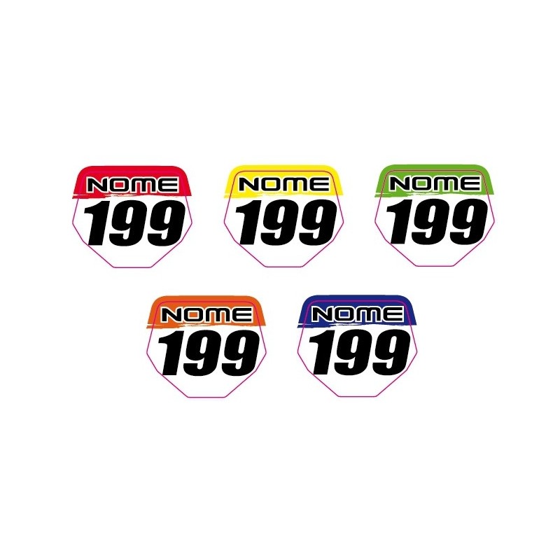 Kit Tabelline e Casco ADES1  Stickers