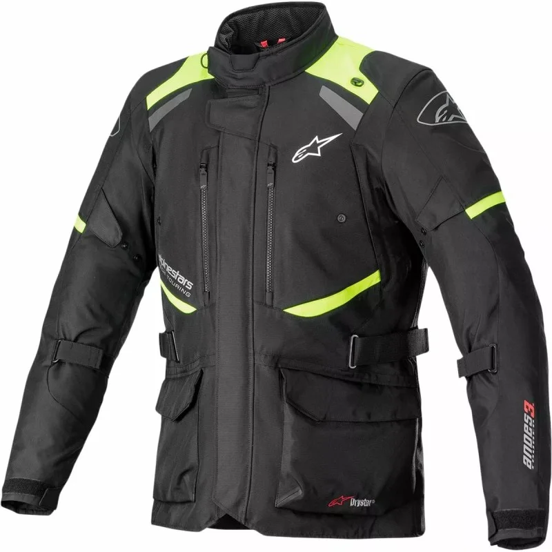 Giacca moto Alpinestars Adventure | Andes v3 black/yellow