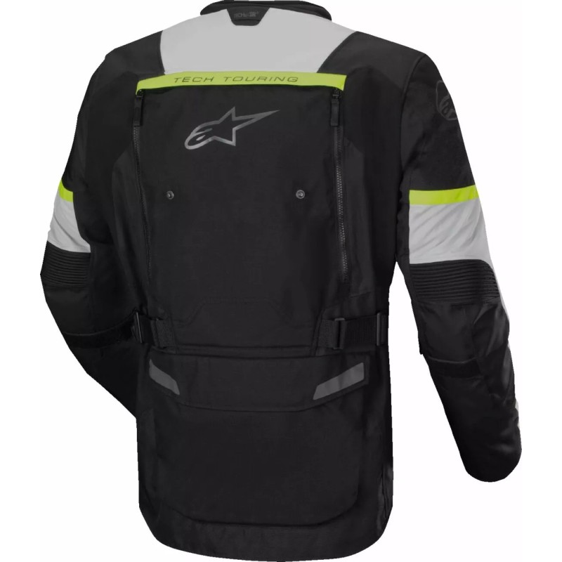 Alpinestars motorcycle jacket | Bogota Pro Drystar Bk/Ice Gy/Yel Fluo