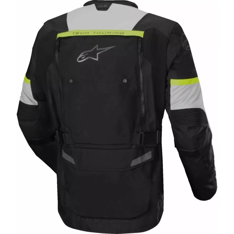 Alpinestars motorcycle jacket | Bogota Pro Drystar Bk/Ice Gy/Yel Fluo