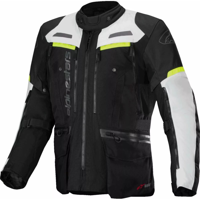 Alpinestars motorcycle jacket | Bogota Pro Drystar Bk/Ice Gy/Yel Fluo