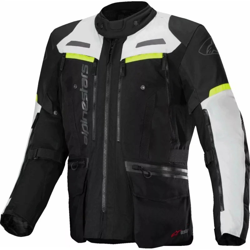 Giacca moto Alpinestars Bogota Pro Drystar Bk/Ice Gy/Yel Fluo