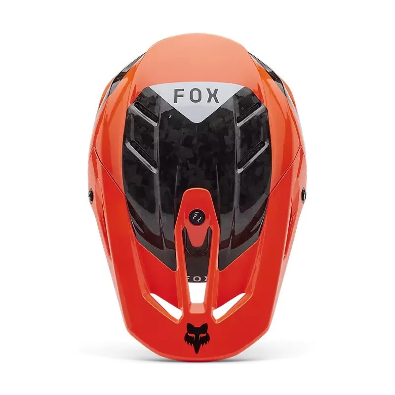 Casco FOX V3 RS Infinite arancione