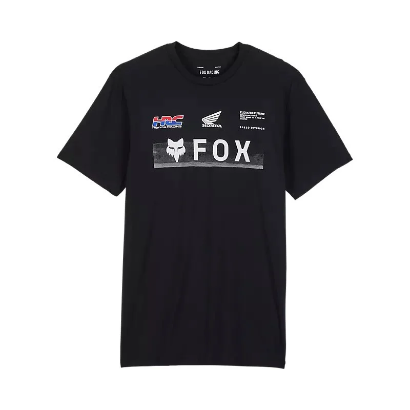 T-Shirt Fox x Honda Premium nera