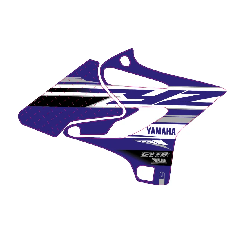 Yamaha YZ 125/250 2015-2021 original replica 19 radiator shrouds graphics