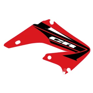 Honda CR 125/250 2002-2007 original replica radiator shrouds graphics