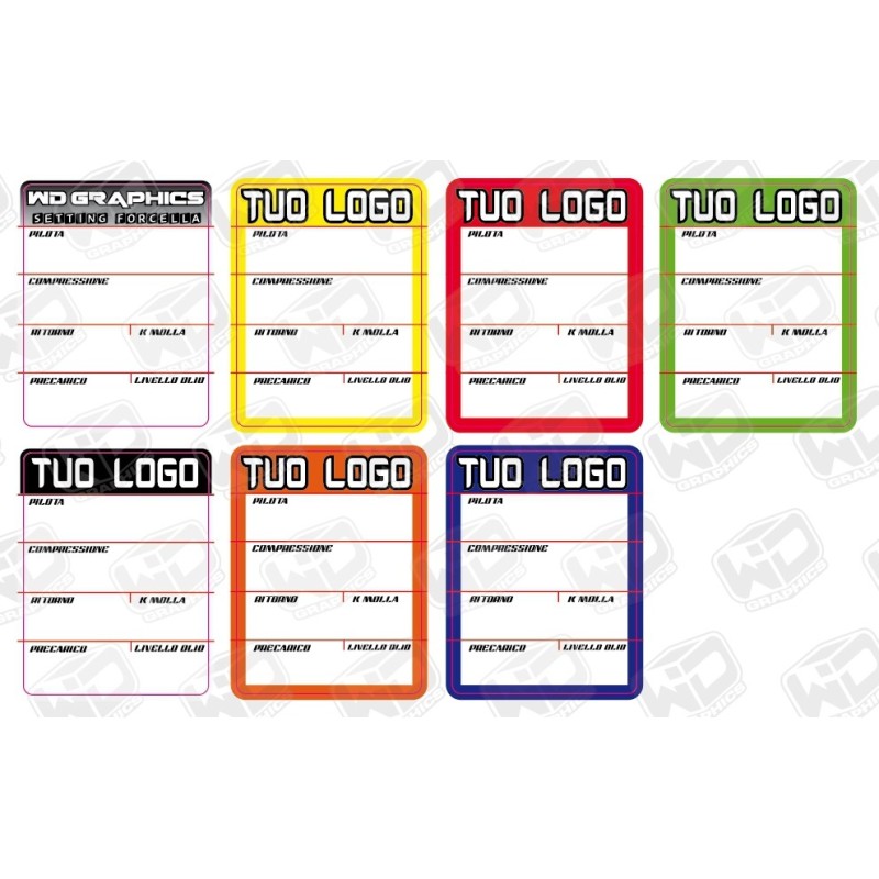 Setting Forcelle e Mono ADES3  Stickers