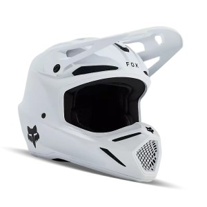 Casque FOX V3 Solid blanc