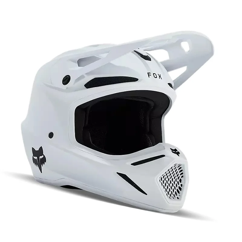 Casco FOX V3 Solid bianco