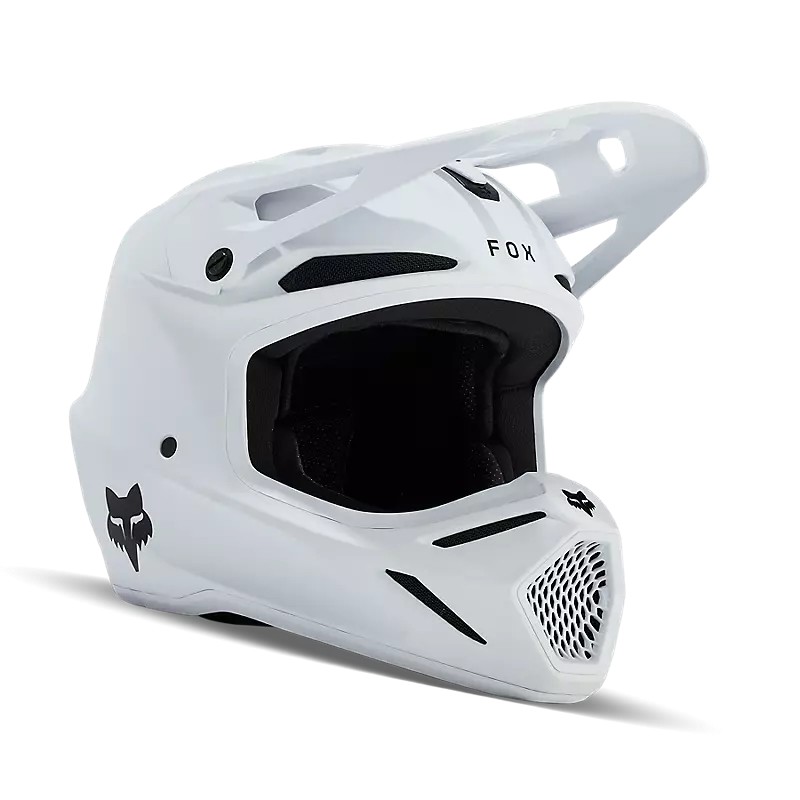 Casque FOX V3 Solid blanc