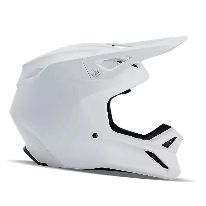 FOX V1 Solid White Helmet 31369-067 Fox Motocross Helmets