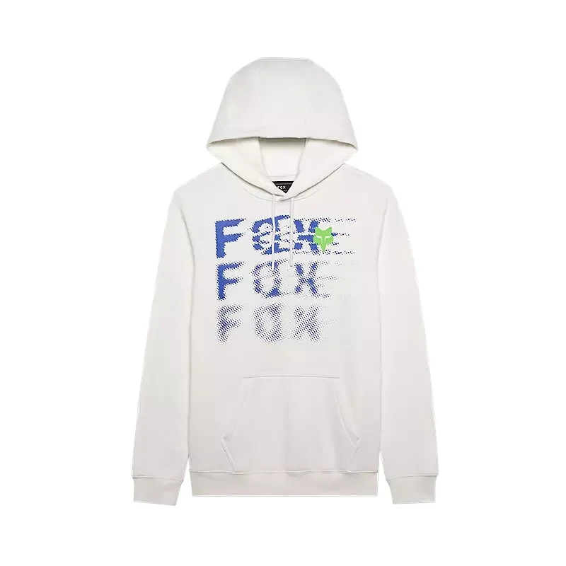 Felpa FOX con cappuccio Emotion Bianco