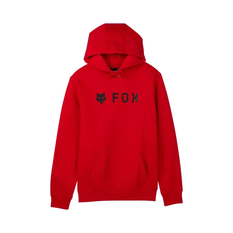 Felpa FOX con cappuccio Absolute Rosso Fuoco
