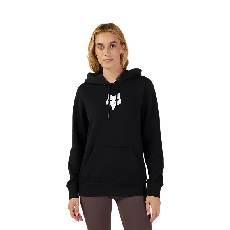 Woman Fox Head Fleece PO black