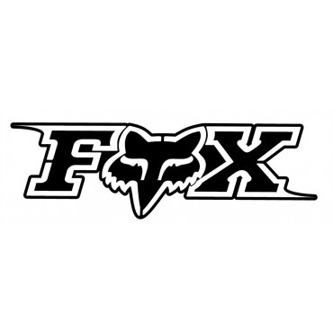 Decal Logo Fox (word) 3 pz AdesivoFox  Brand sticker