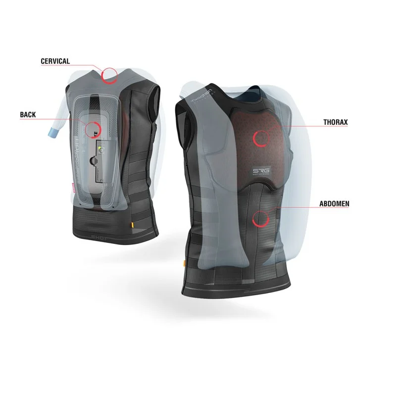 Chest protector Airbag SHOT AIR GUARD SRG-1 L2
