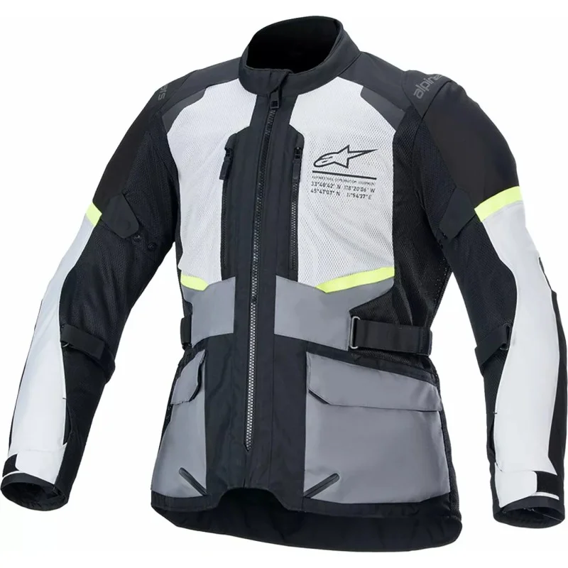 Giacca moto Alpinestars Andes Air Drystar Jacket Grey/Bk