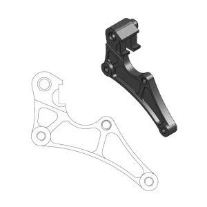 Supermoto Street Rotor Adapter Bracket 320mm | Honda CR 1995-2003