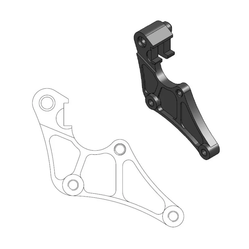 Distanziale disco freno 320mm | Honda CR CRF 2004-2014