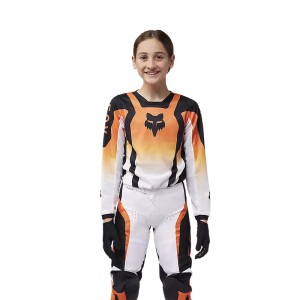 Crossbekleidungsset FOX Youth 180 Lean Fluo Orange