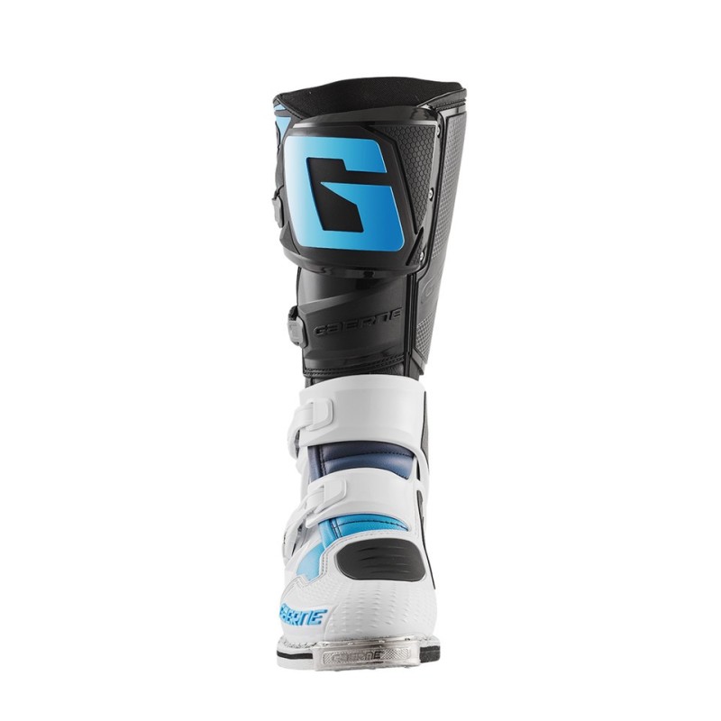 Stivali Gaerne SG12 Black/White | Carolina Blue LE